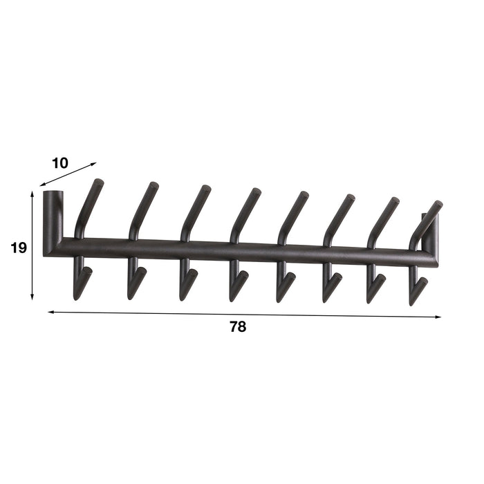 Garderobe Bero | Schwarz