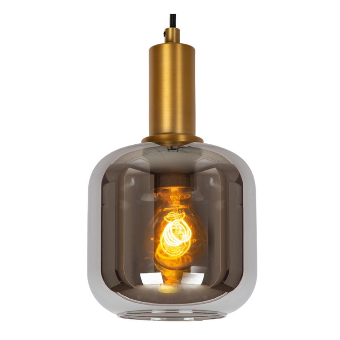 Hängelampe Joanet | Graues Glas