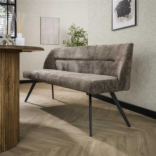 Esszimmerbank Lia | Stoff taupe