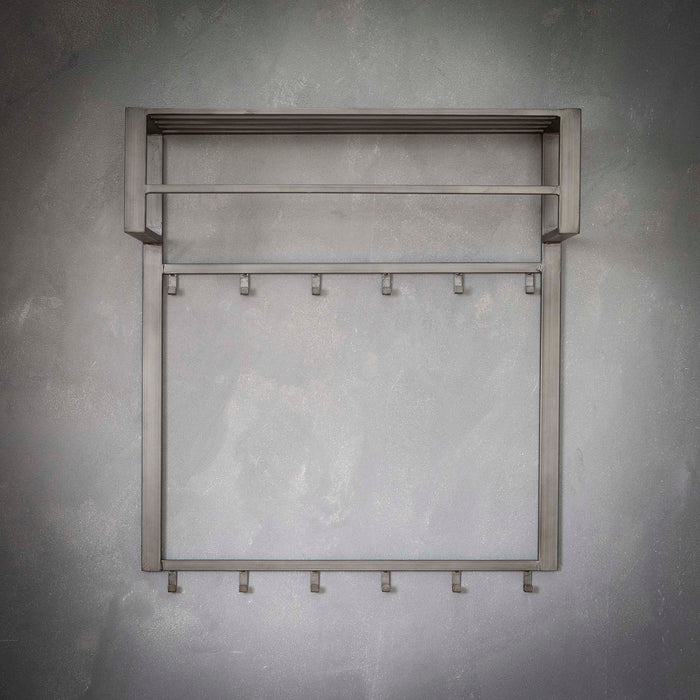 Garderobe Dero | Graues Metall