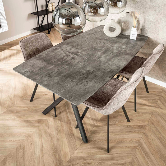 Esstisch Rye | Grauer Beton