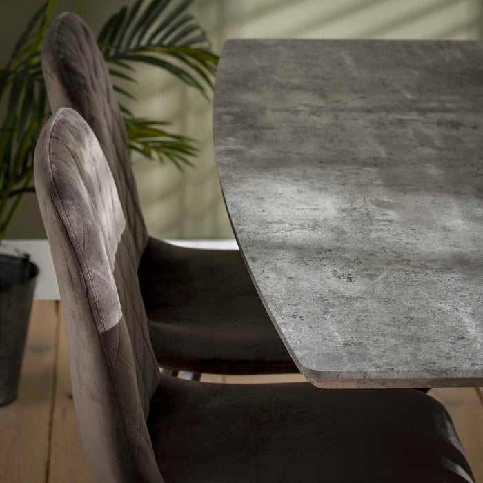 Esstisch Rye | Grauer Beton