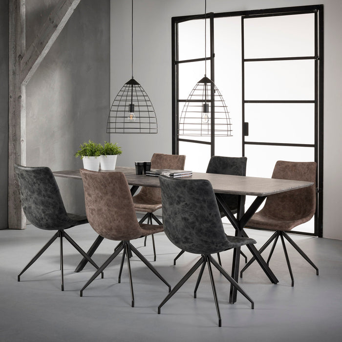 Esstisch Rye | Grauer Beton