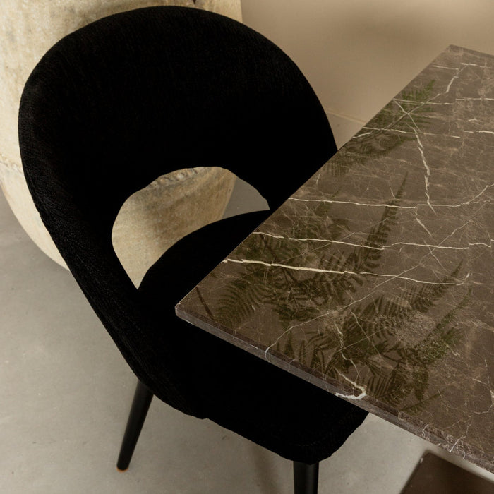 Plaza Restauranttisch | Brauner Marmor