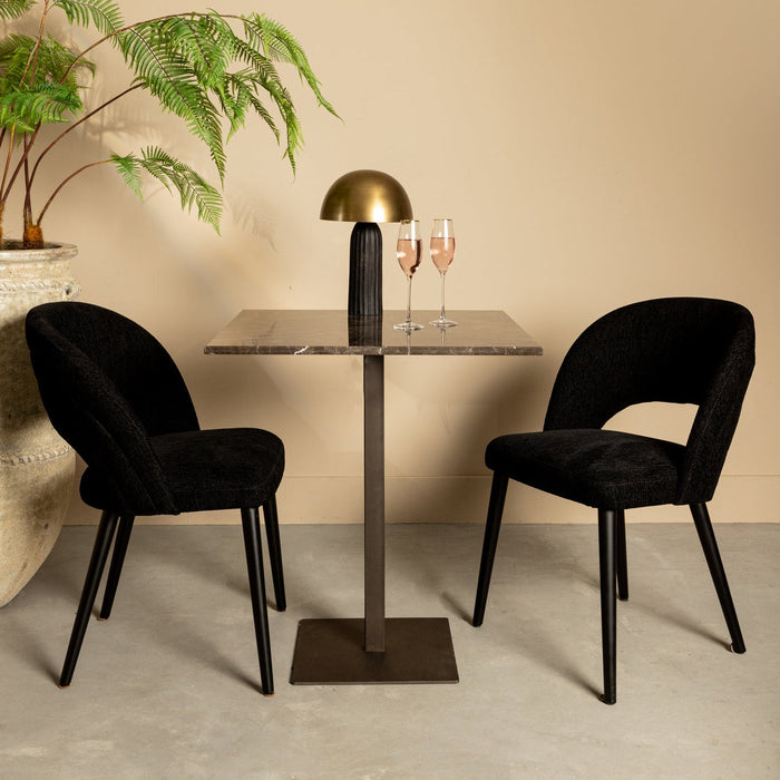 Plaza Restauranttisch | Brauner Marmor
