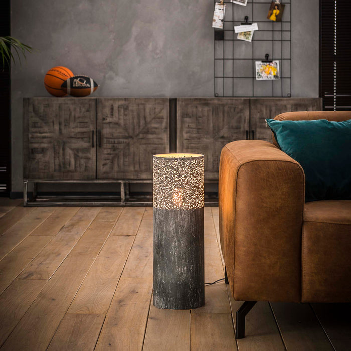 Stehlampe Cilindrisch | 20x20x60 | Grau