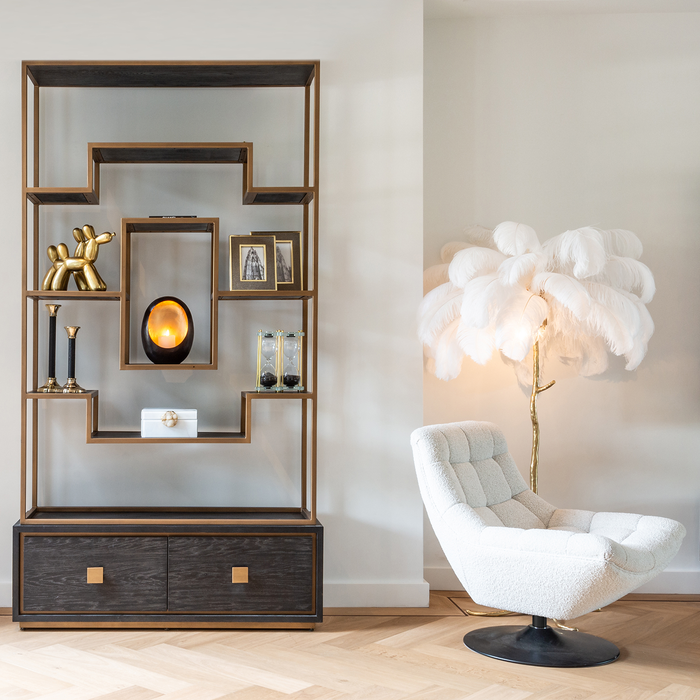 Wandschrank Hunter | Graue Eiche