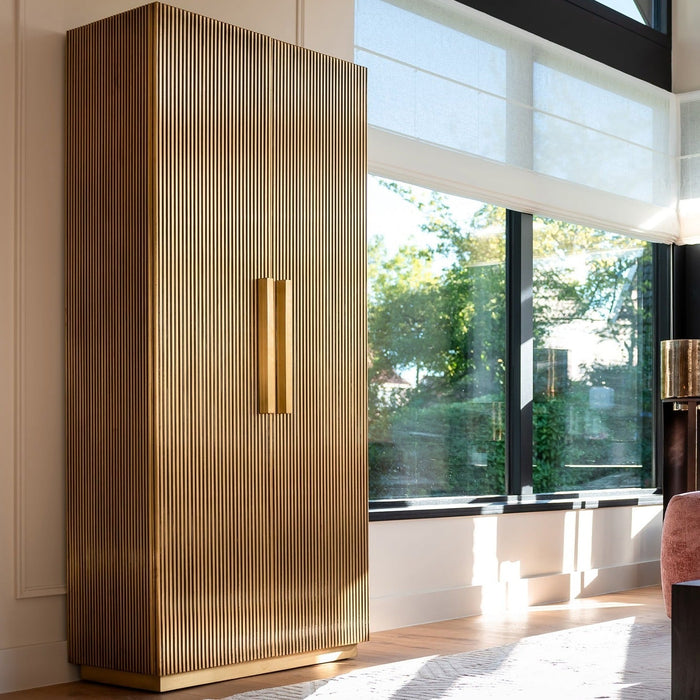 Kleiderschrank Ironville | 191 cm hoch | Gold