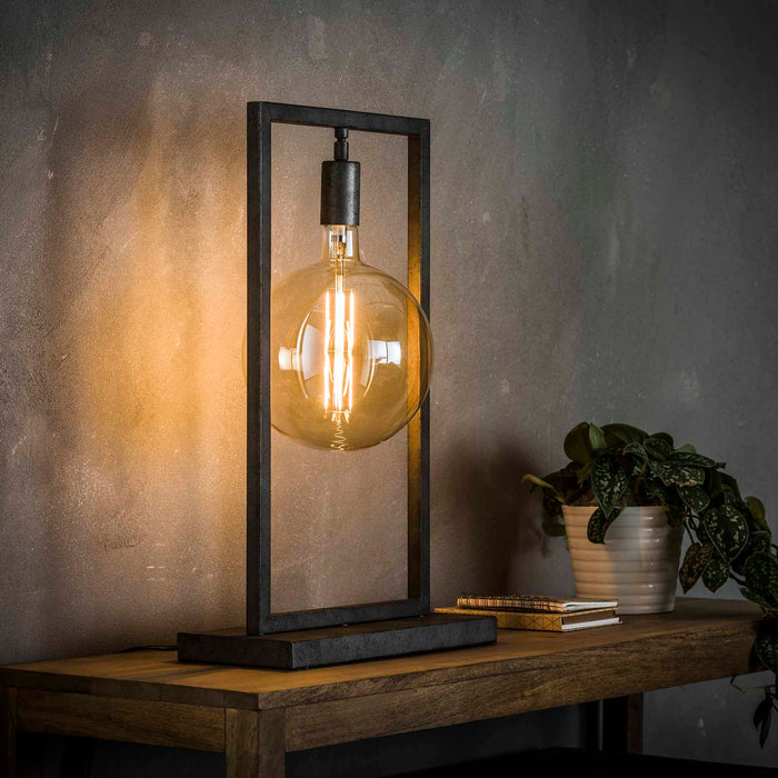 Tischlampe Sky | Altsilber