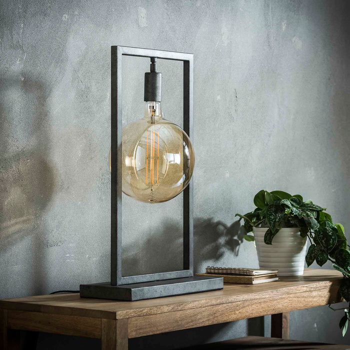 Tischlampe Sky | Altsilber