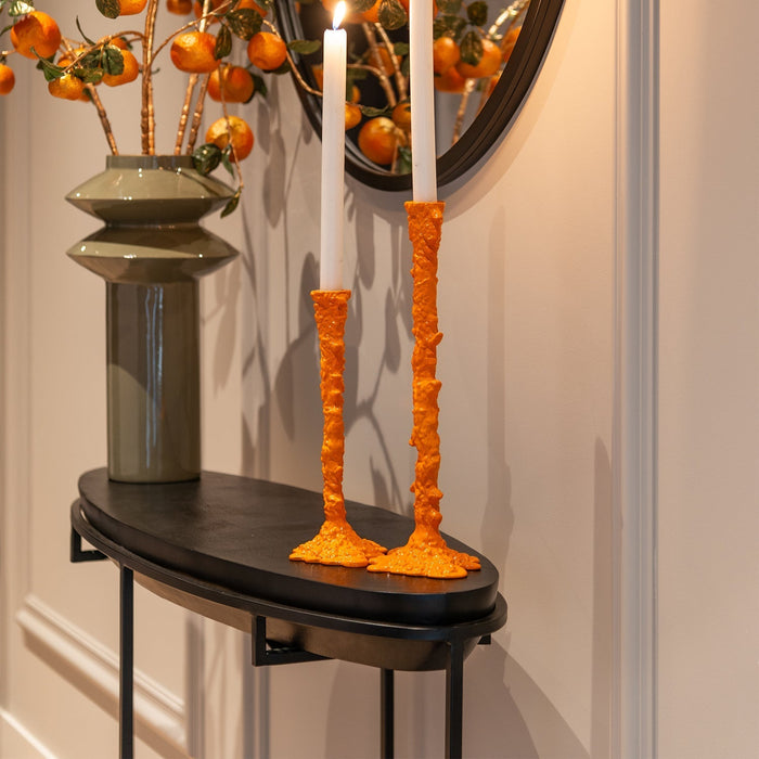 Wandschild Calesta | Schwarzes Aluminium
