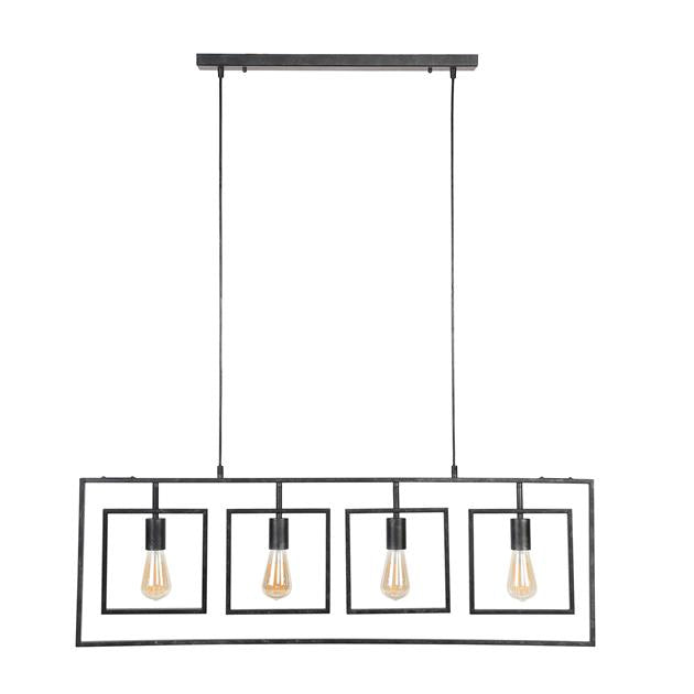Hängelampe Turn Square | Kohle