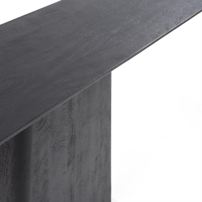 Beistelltisch Aron | Schwarzes Mangoholz