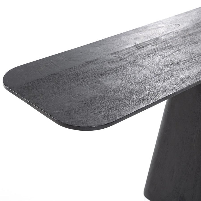Beistelltisch Aron | Schwarzes Mangoholz
