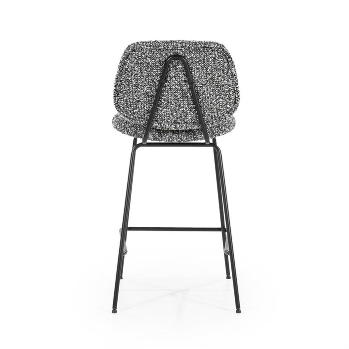 Hocker Jon | Schwarzer Stoff