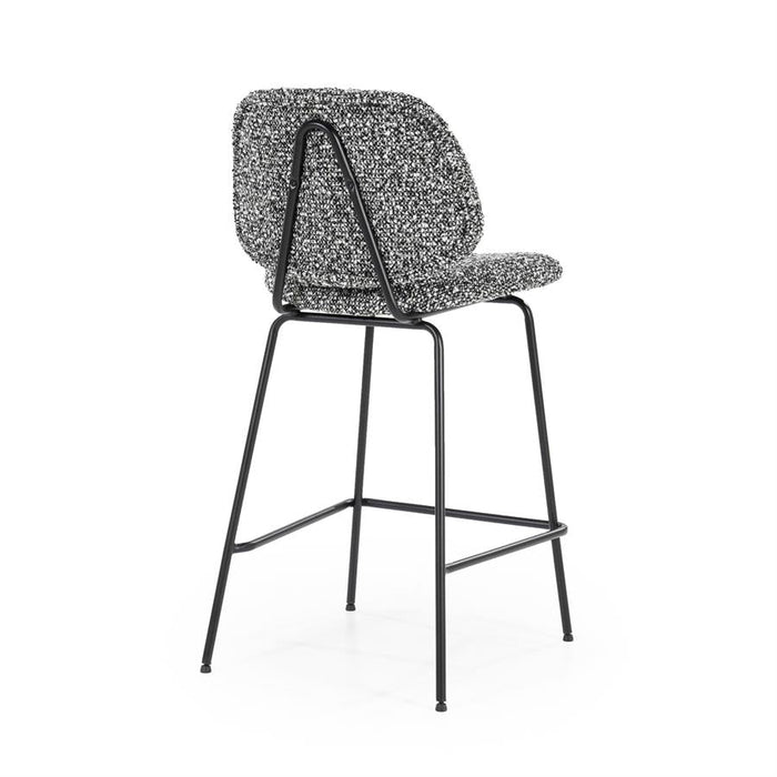 Hocker Jon | Schwarzer Stoff