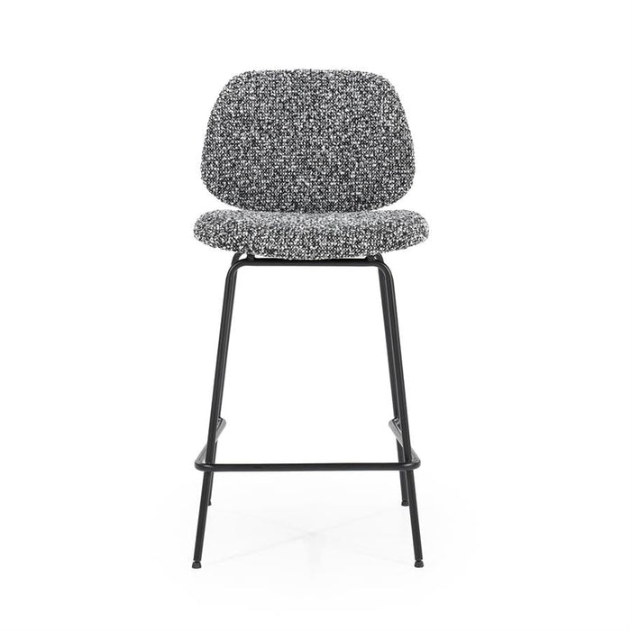 Hocker Jon | Schwarzer Stoff