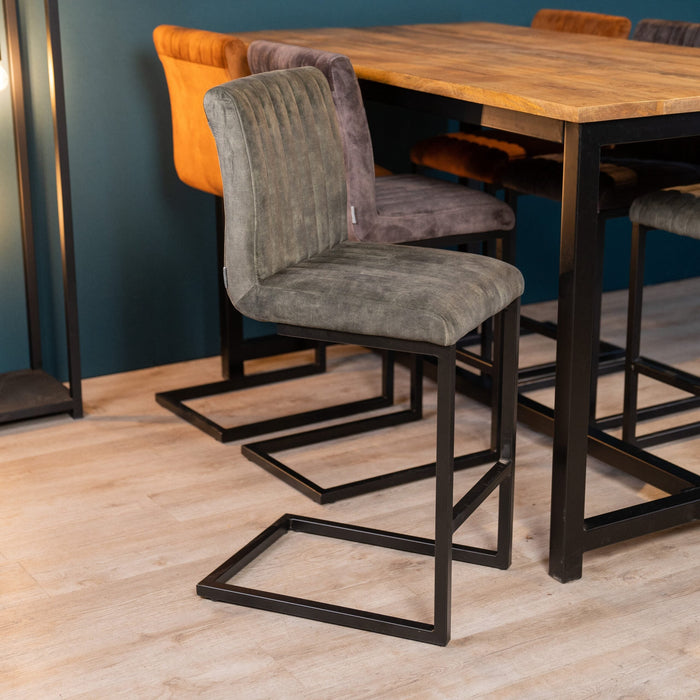 Hocker Milo | Velours ocker