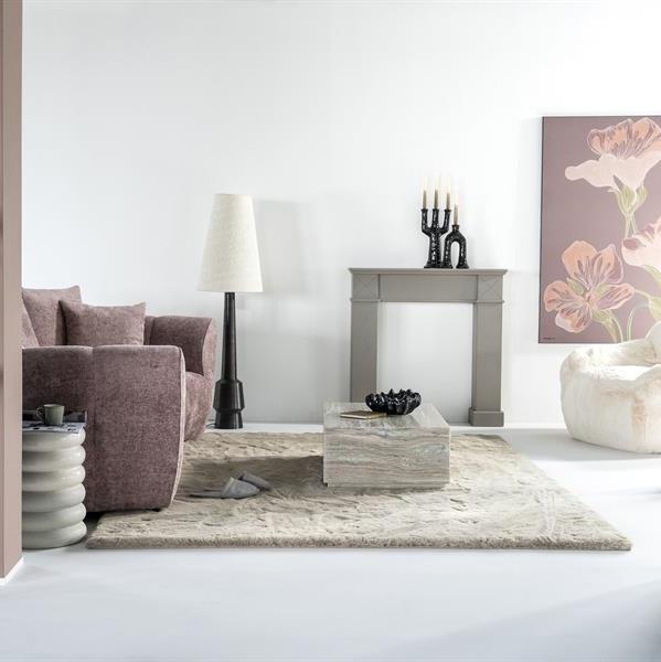 Teppich Zena | Beige Polyester