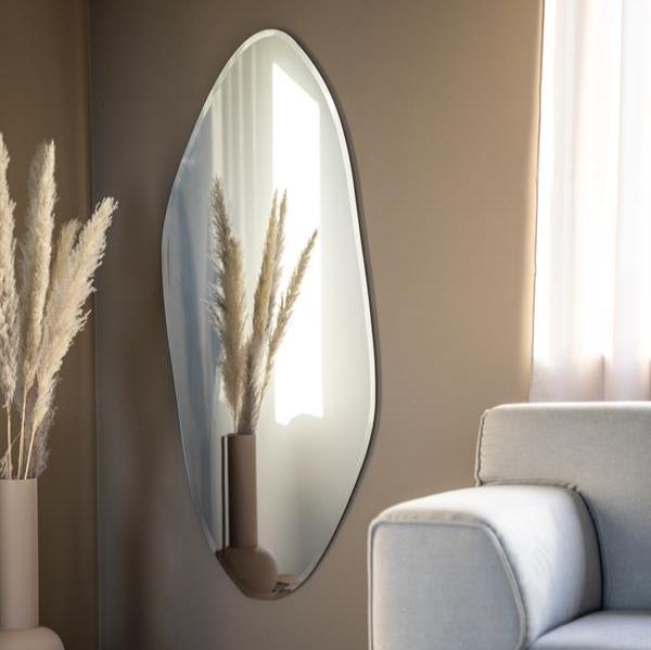 Spiegel Gem | Graues Glas