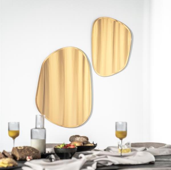 Spiegel Amber | Braunes Glas