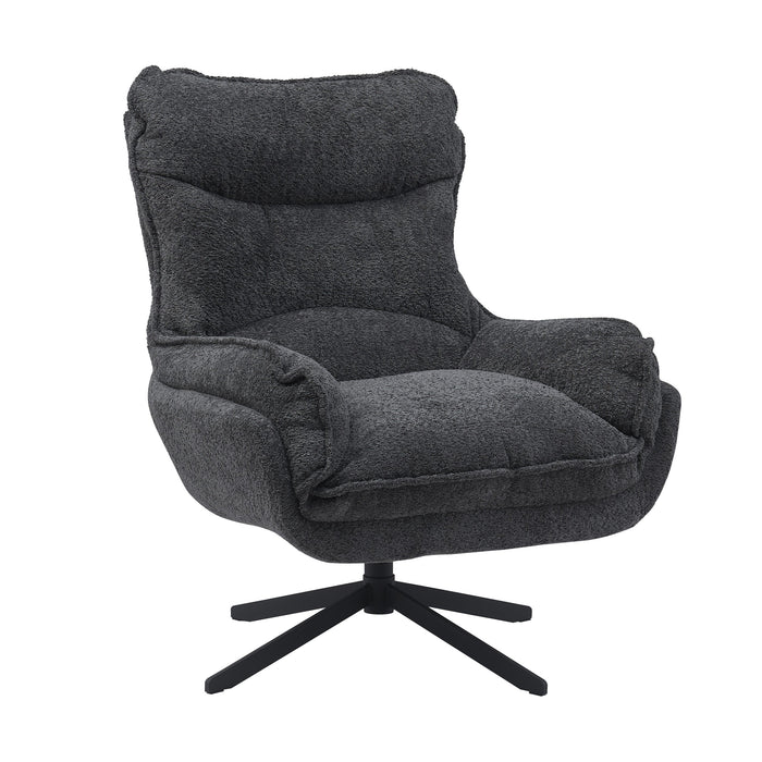 Sessel Vera | Dunkelgrauer Polyester