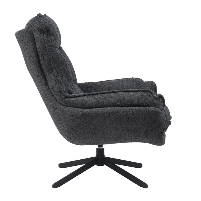 Sessel Vera | Dunkelgrauer Polyester