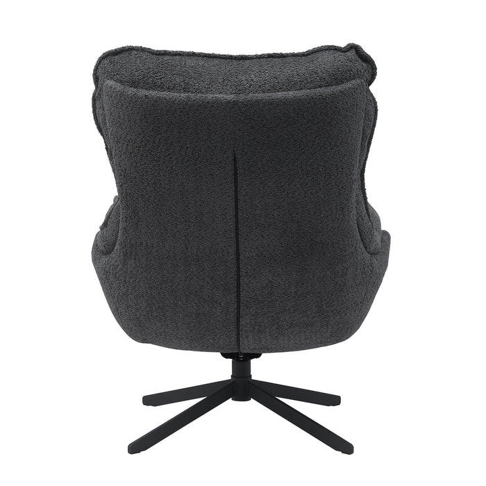 Sessel Vera | Dunkelgrauer Polyester