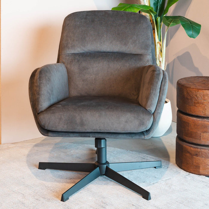 Drehsessel Moss | Anthrazit Cosmo