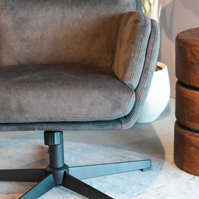 Drehsessel Moss | Anthrazit Cosmo