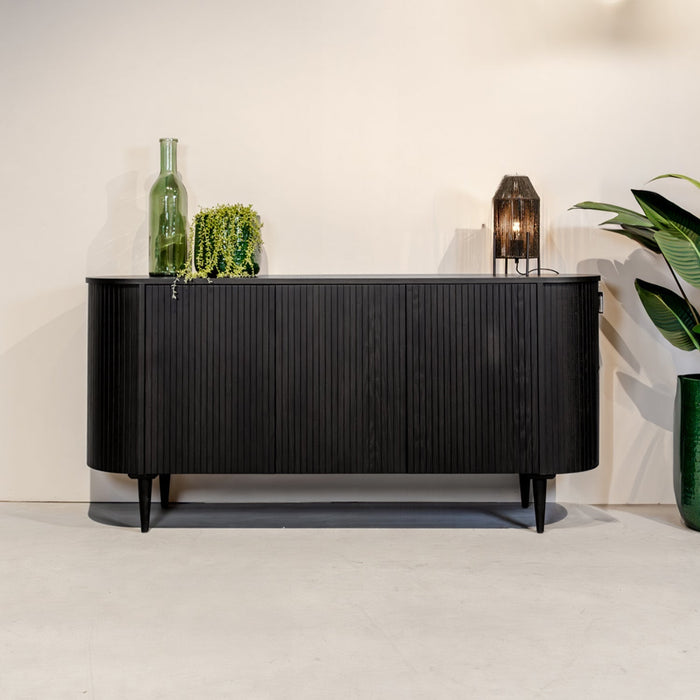 Schrank Oliva | Schwarzes Eichenholz
