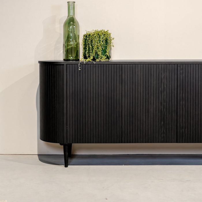 Schrank Oliva | Schwarzes Eichenholz
