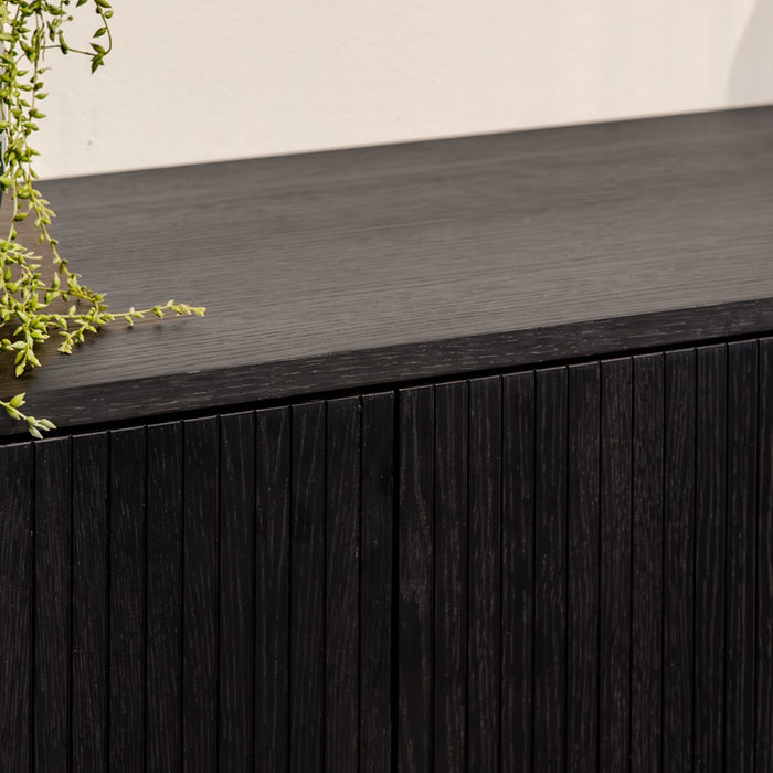 Schrank Oliva | Schwarzes Eichenholz