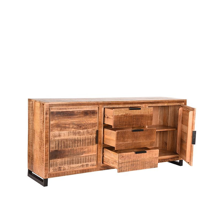 Schrank Glasgow | Naturfarbenes Mangoholz