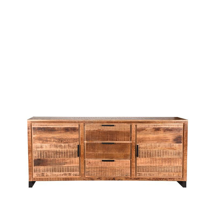 Schrank Glasgow | Naturfarbenes Mangoholz