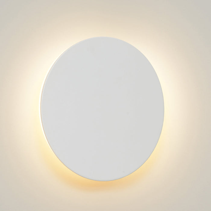 Wandleuchte Eklyps LED | Ø 15 cm | 6 W | Weiß