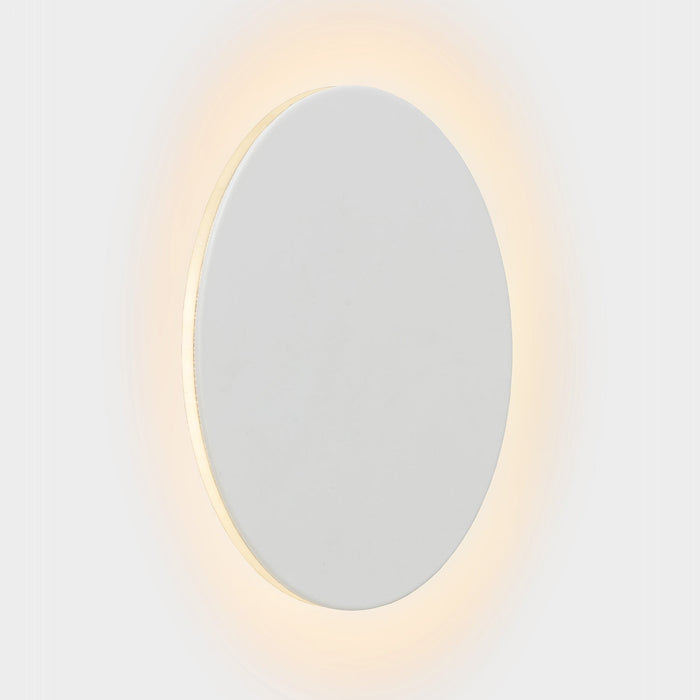 Wandleuchte Eklyps LED | Ø 15 cm | 6 W | Weiß