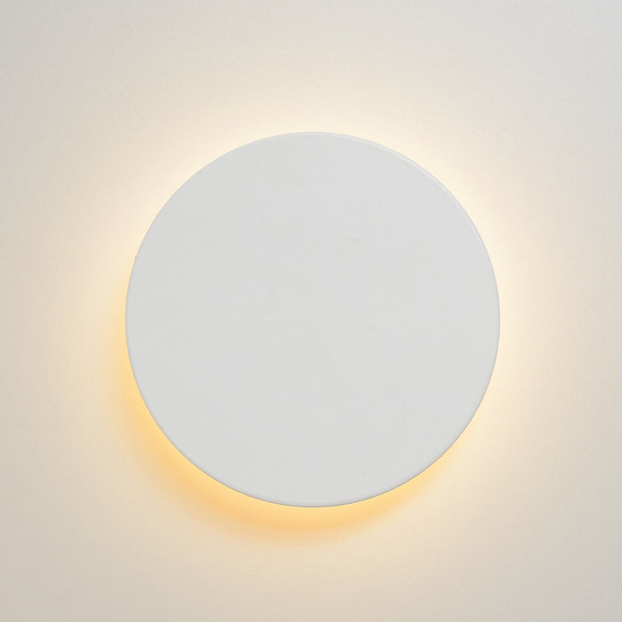 Wandleuchte Eklyps LED | Ø 15 cm | 6 W | Weiß
