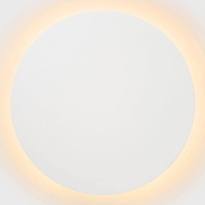 Wandleuchte Eklyps LED | Ø 25 cm | 8 W | Weiß