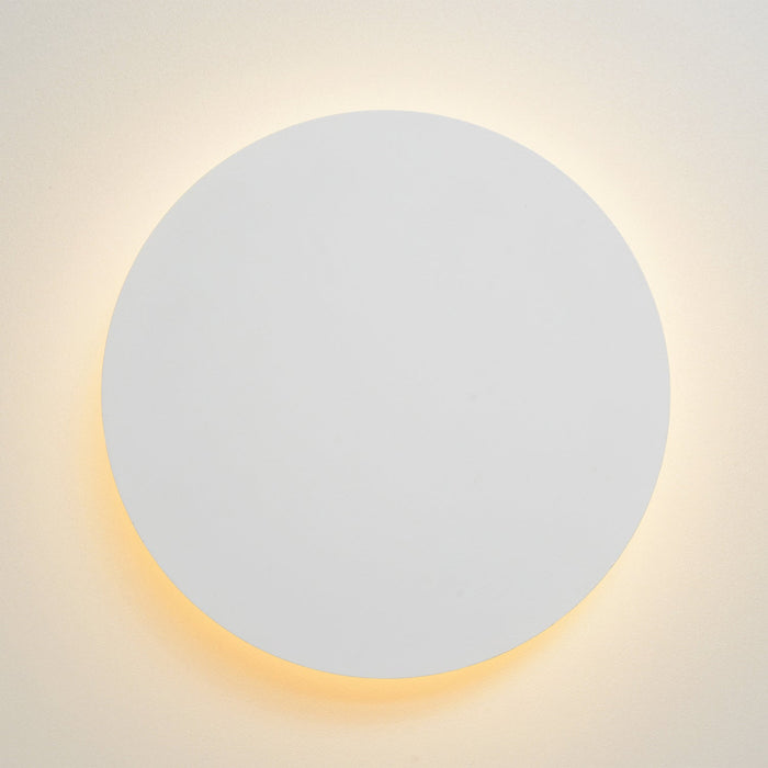 Wandleuchte Eklyps LED | Ø 25 cm | 8 W | Weiß