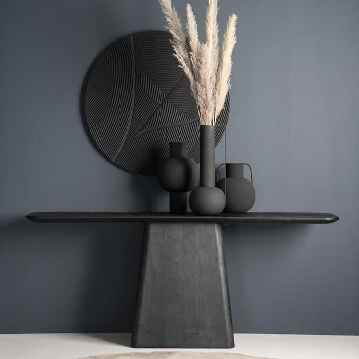 Beistelltisch Aron | Schwarzes Mangoholz