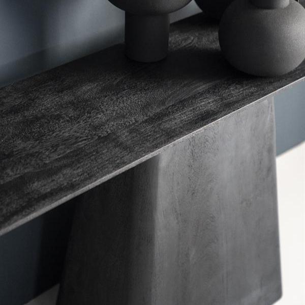 Beistelltisch Aron | Schwarzes Mangoholz