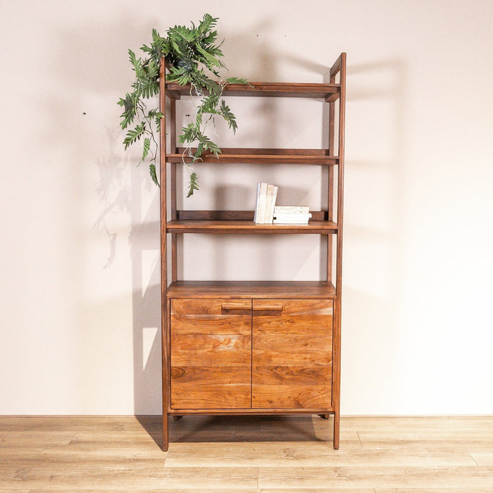 Wandschrank Falcone | Nussbaumholz und Akazienholz