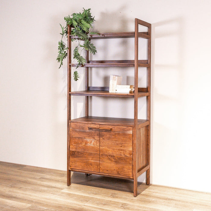 Wandschrank Falcone | Nussbaumholz und Akazienholz