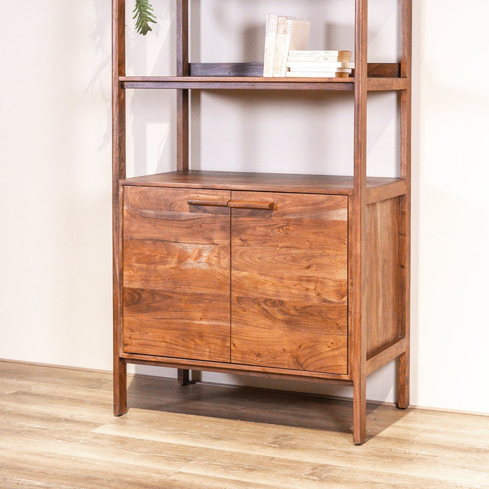 Wandschrank Falcone | Nussbaumholz und Akazienholz