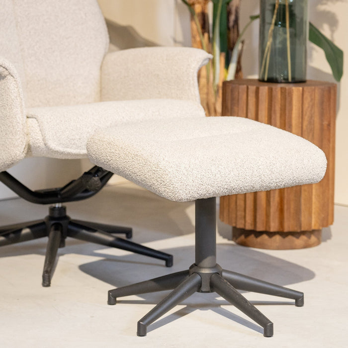Relaxsessel Verdal | Naturfarbenes Bouclé