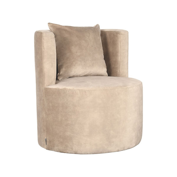 Evy Sessel | Sandfarbener Samt