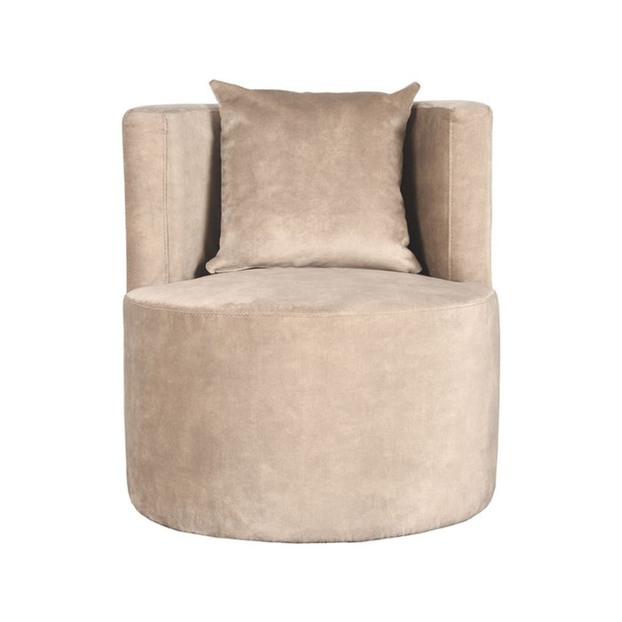 Evy Sessel | Sandfarbener Samt