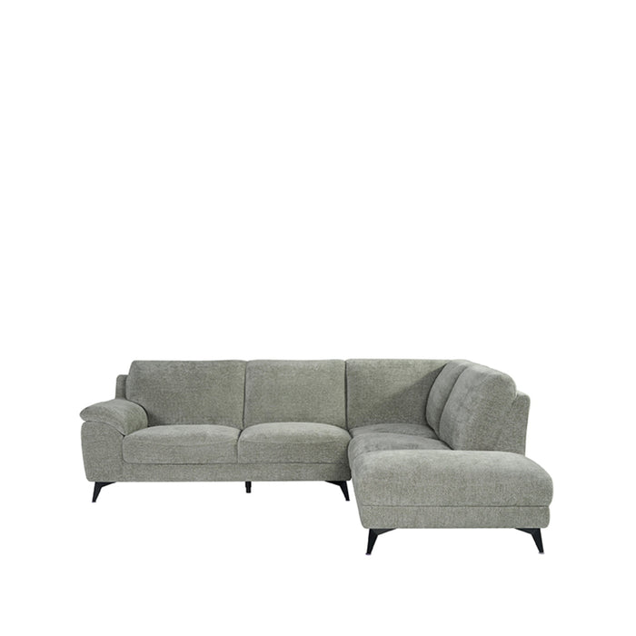 Ecksofa Santino | Grauer Stoff