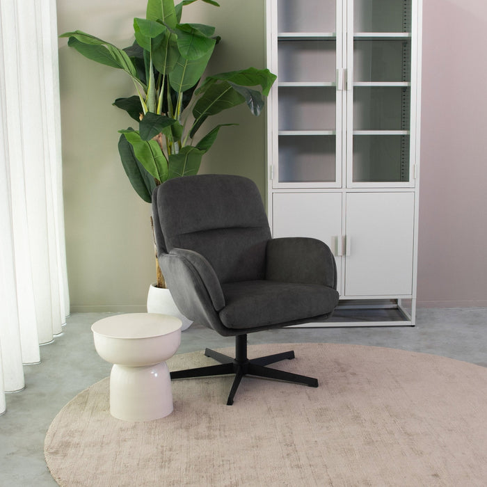Drehsessel Moss | Anthrazit Cosmo